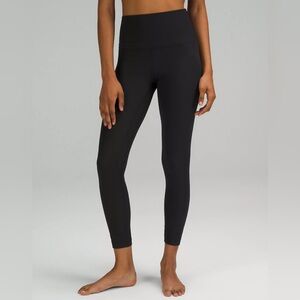 Lululemon Black Ribbed Align Leggings Size 4